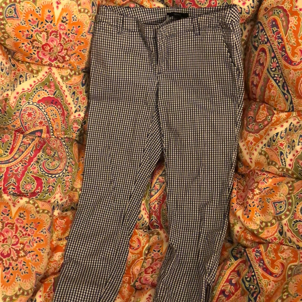 Checkered dress pants